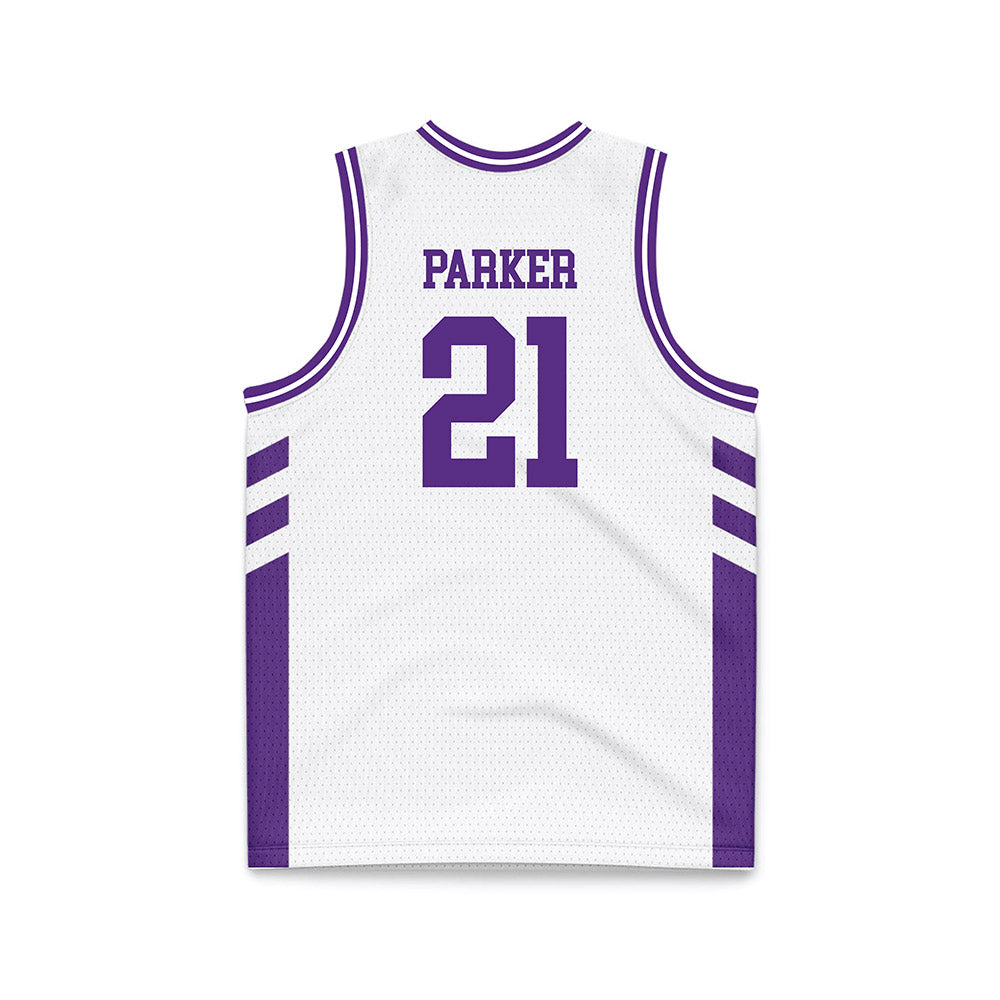 TCU - NCAA Women's Basketball : Taliyah Parker - White Basketball Jersey-1