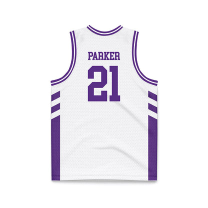 TCU - NCAA Women's Basketball : Taliyah Parker - White Basketball Jersey-1