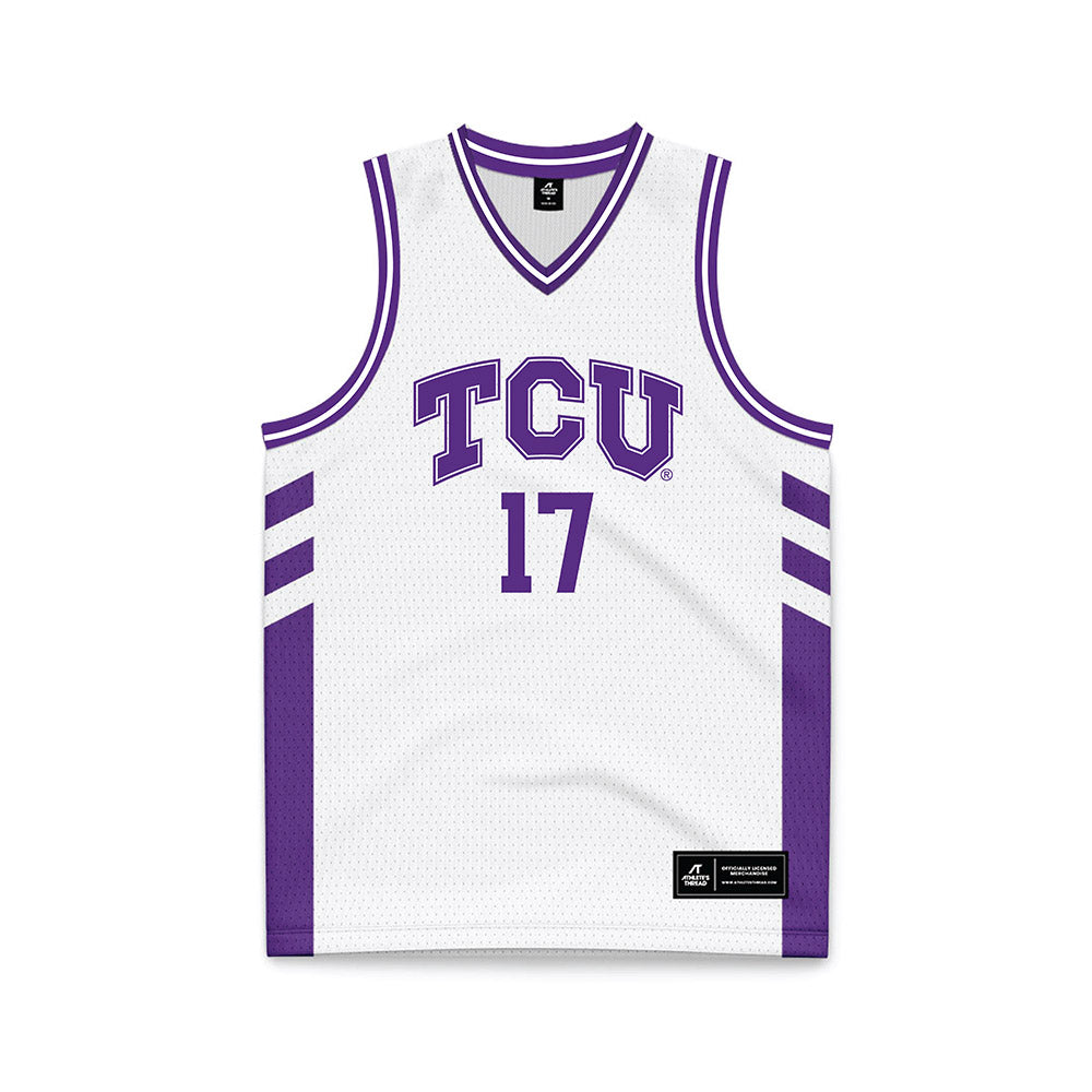 TCU - NCAA Women's Basketball : Clara Silva - White Basketball Jersey-0