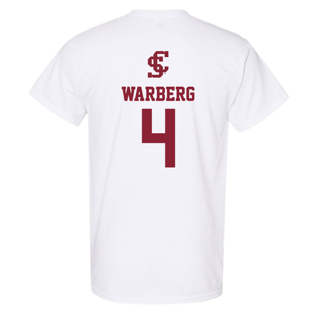 SCU - NCAA Women's Basketball : Maddy Warberg - T-Shirt-1