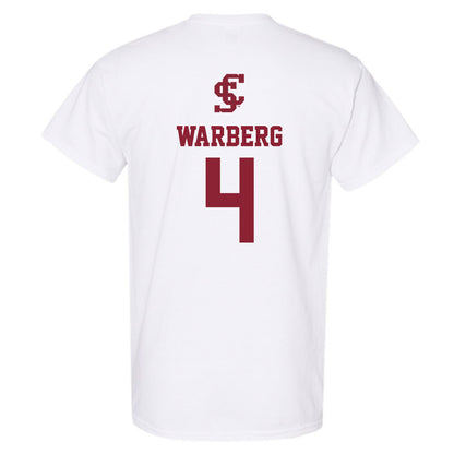 SCU - NCAA Women's Basketball : Maddy Warberg - T-Shirt-1
