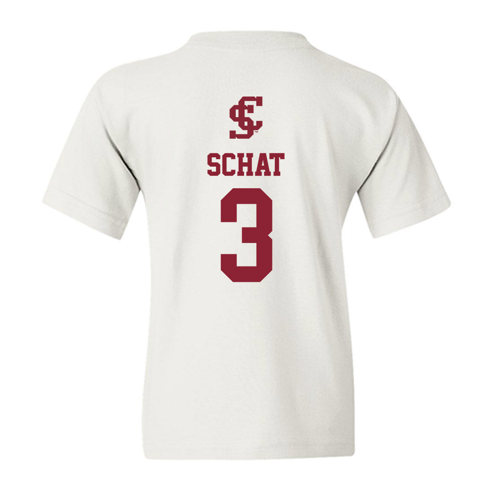 SCU - NCAA Women's Basketball : Kate Schat - Youth T-Shirt-1