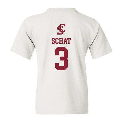 SCU - NCAA Women's Basketball : Kate Schat - Youth T-Shirt-1