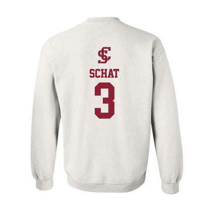 SCU - NCAA Women's Basketball : Kate Schat - Crewneck Sweatshirt-1