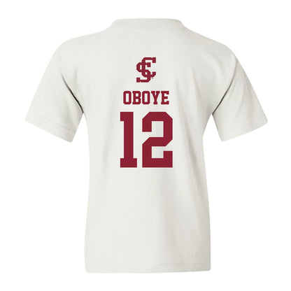 SCU - NCAA Men's Basketball : Bukky Oboye - Youth T-Shirt-1