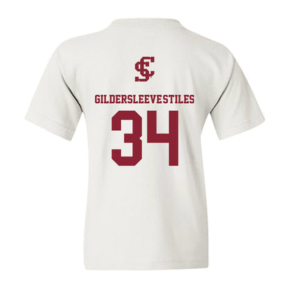 SCU - NCAA Women's Basketball : Tyler Gildersleeve-Stiles - Youth T-Shirt-1
