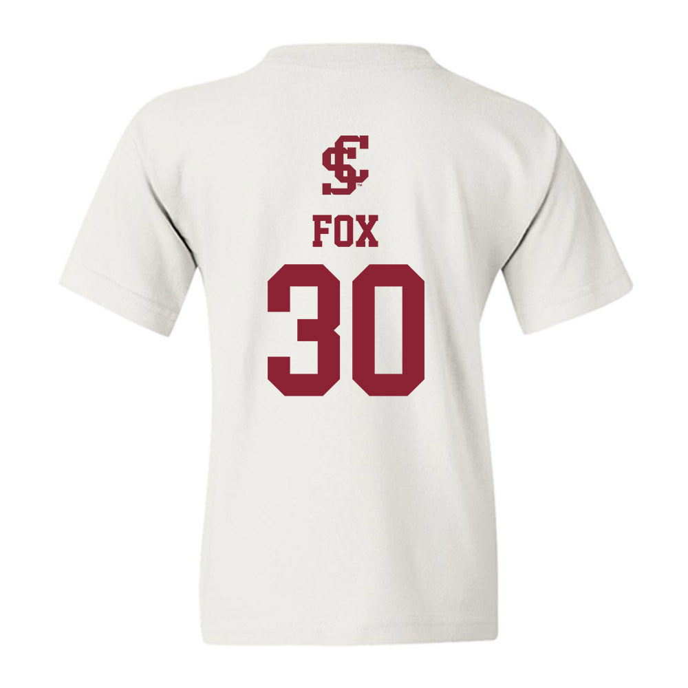 SCU - NCAA Women's Basketball : Kylee Fox - Youth T-Shirt-1