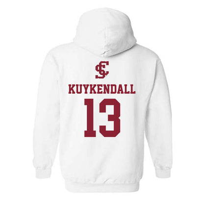 SCU - NCAA Men's Basketball : Brayde Kuykendall - Sports Shersey Hooded Sweatshirt-1