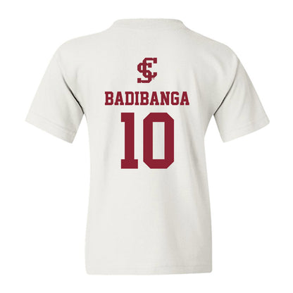 SCU - NCAA Men's Basketball : Noah Badibanga - Youth T-Shirt-1
