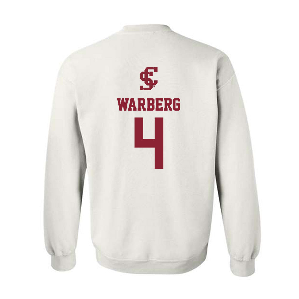 SCU - NCAA Women's Basketball : Maddy Warberg - Crewneck Sweatshirt-1