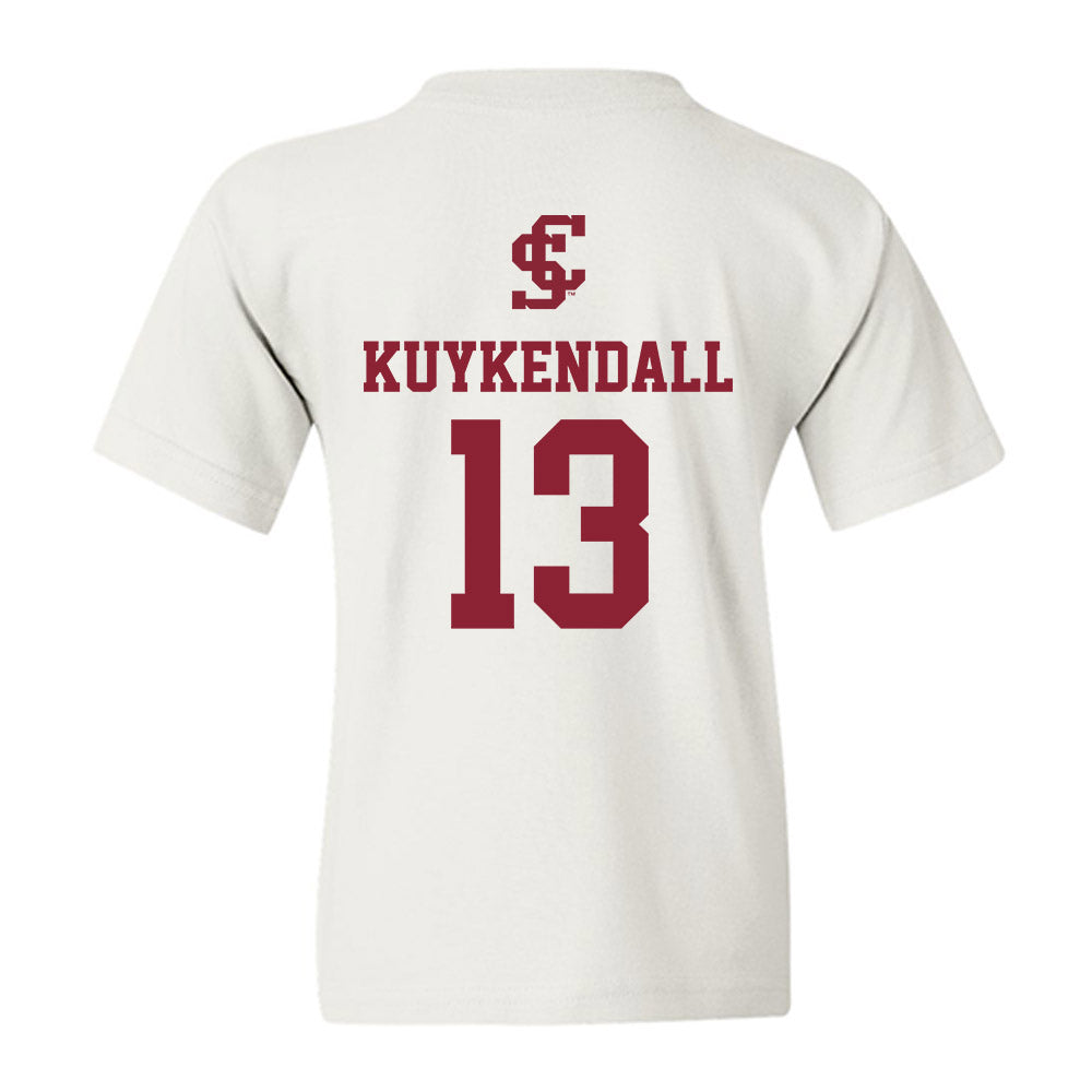 SCU - NCAA Men's Basketball : Brayde Kuykendall - Sports Shersey Youth T-Shirt-1