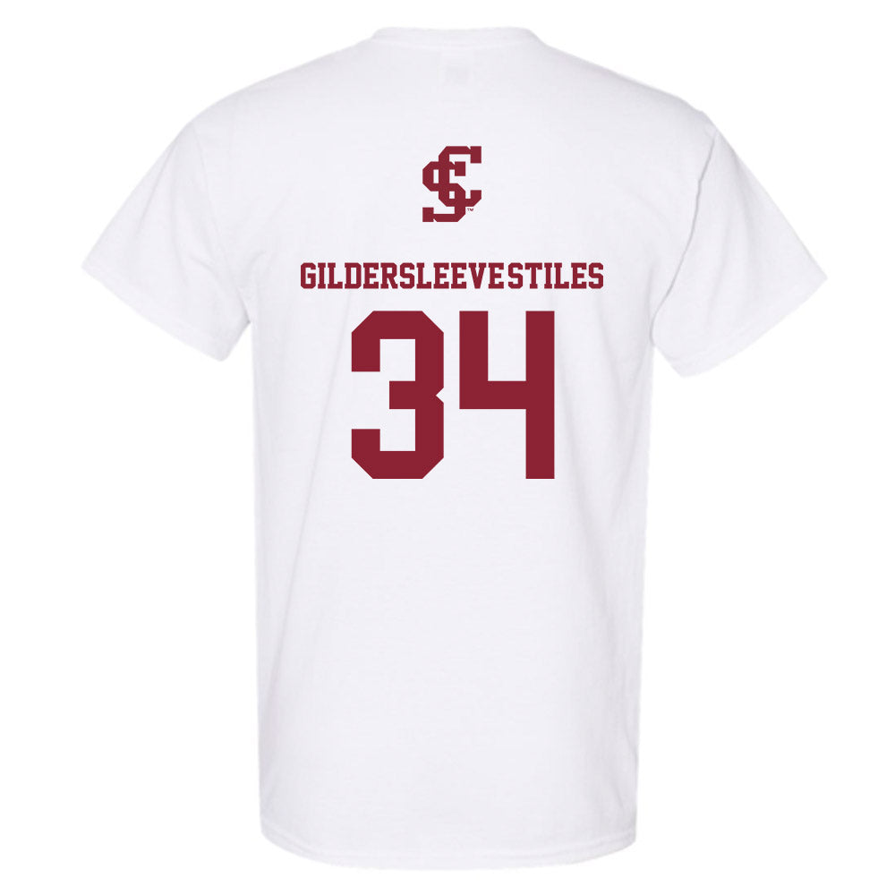 SCU - NCAA Women's Basketball : Tyler Gildersleeve-Stiles - T-Shirt-1