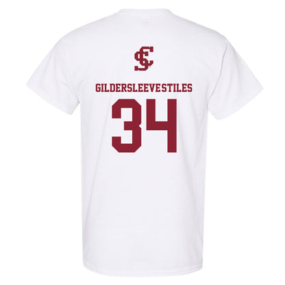 SCU - NCAA Women's Basketball : Tyler Gildersleeve-Stiles - T-Shirt-1