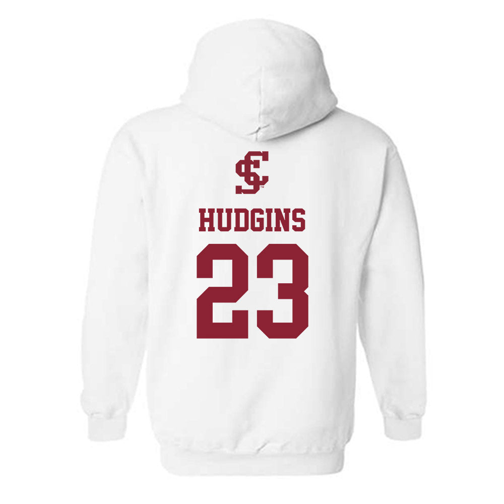 SCU - NCAA Women's Basketball : Marya Hudgins - Sports Shersey Hooded Sweatshirt-1