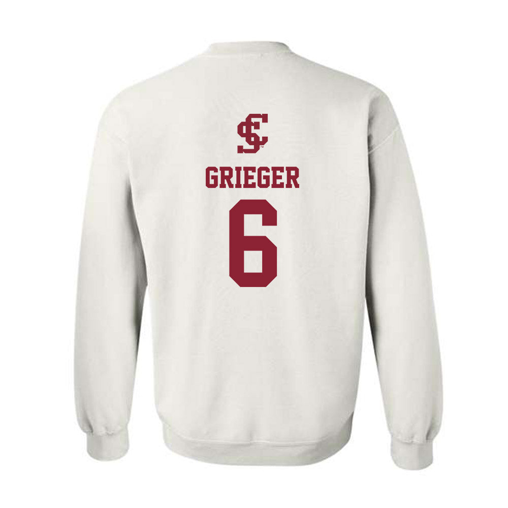 SCU - NCAA Women's Basketball : Sienna Grieger - Crewneck Sweatshirt-1
