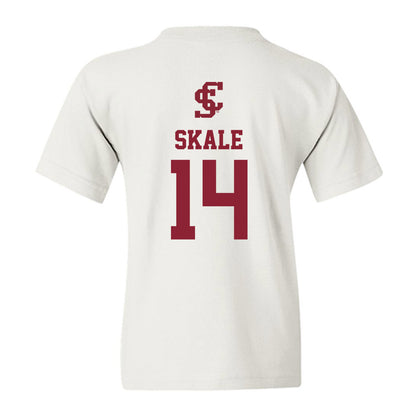 SCU - NCAA Beach Volleyball : Ellie Skale - Youth T-Shirt-1