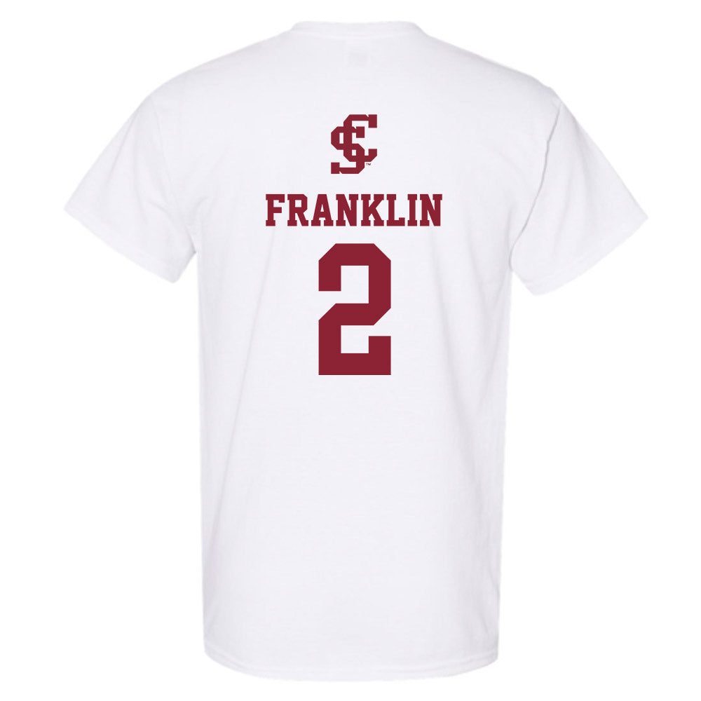 SCU - NCAA Beach Volleyball : Alex Franklin - T-Shirt-1