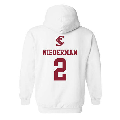 SCU - NCAA Beach Volleyball : Noelle Niederman - Hooded Sweatshirt-1