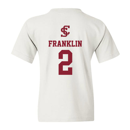 SCU - NCAA Beach Volleyball : Alex Franklin - Youth T-Shirt-1