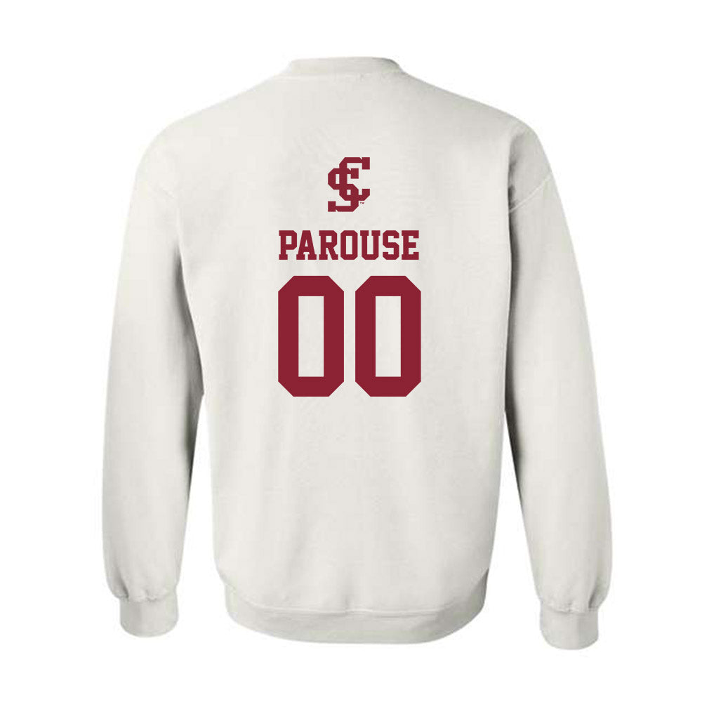 SCU - NCAA Beach Volleyball : Tyler Parouse - Crewneck Sweatshirt-1