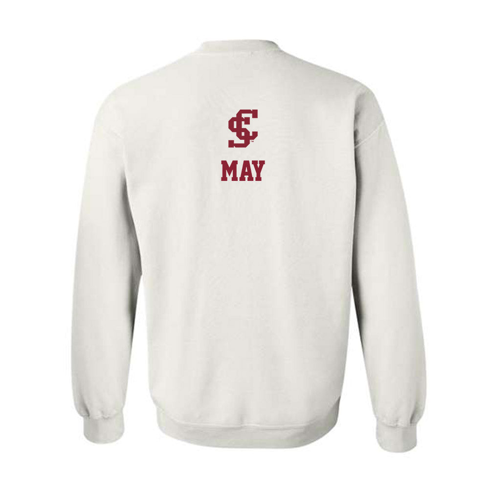 SCU - NCAA Women's Rowing : Kyra May - Classic Shersey Crewneck Sweatshirt-1