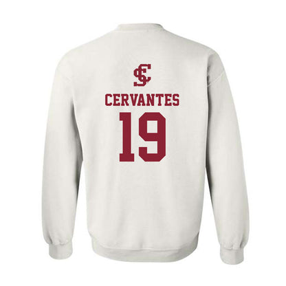 SCU - NCAA Women's Soccer : Daniela Cervantes - Crewneck Sweatshirt-1
