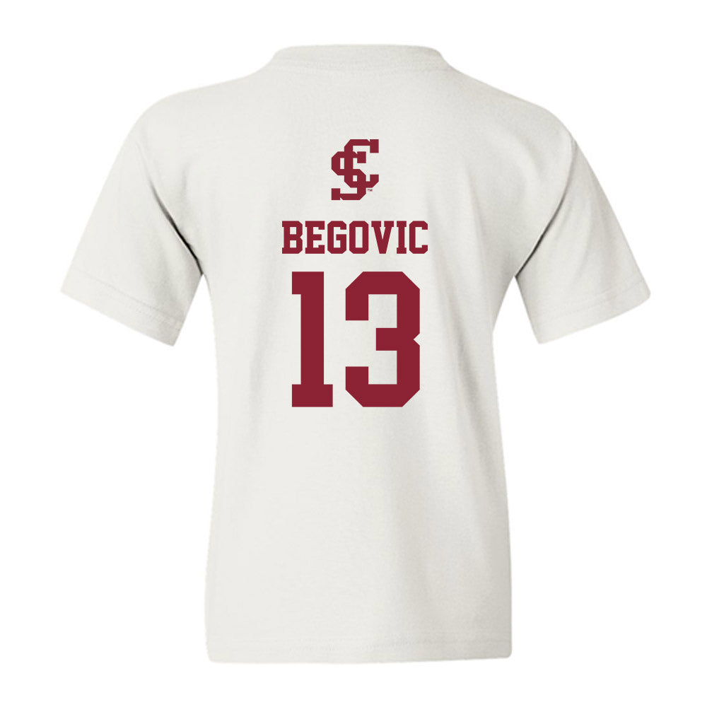 SCU - NCAA Men's Soccer : Alen Begovic - Youth T-Shirt-1
