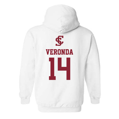 SCU - NCAA Women's Soccer : Maysen Veronda - Sports Shersey Hooded Sweatshirt-1