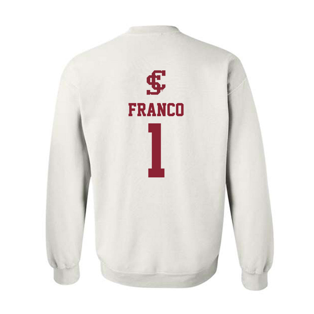 SCU - NCAA Women's Soccer : Amaris Franco - Crewneck Sweatshirt-1