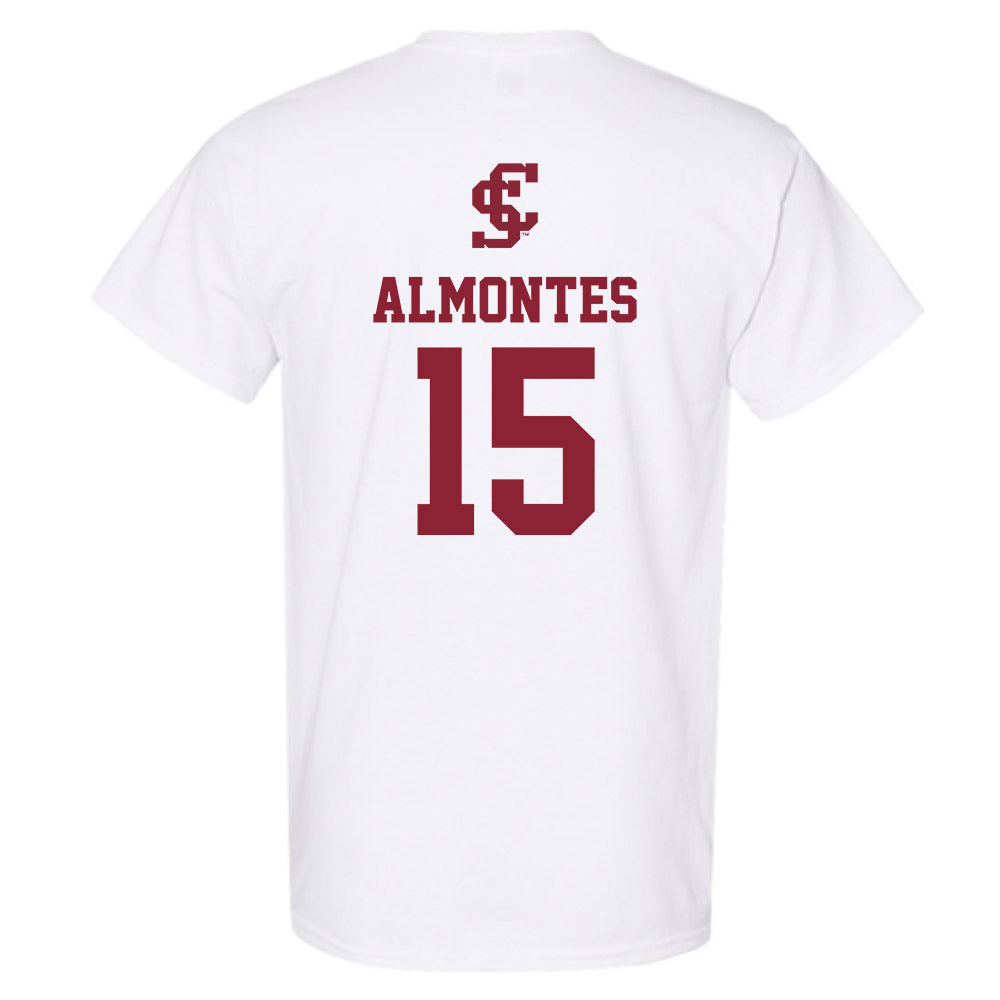 SCU - NCAA Men's Soccer : Moises Almontes - T-Shirt-1
