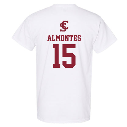 SCU - NCAA Men's Soccer : Moises Almontes - T-Shirt-1