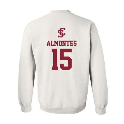 SCU - NCAA Men's Soccer : Moises Almontes - Crewneck Sweatshirt-1