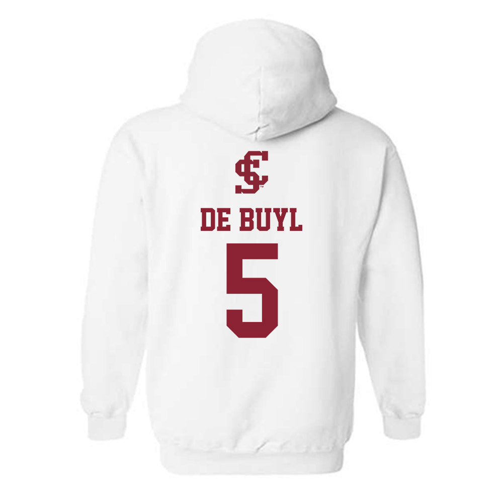 SCU - NCAA Women's Soccer : Isabelle De Buyl - Sports Shersey Hooded Sweatshirt-1