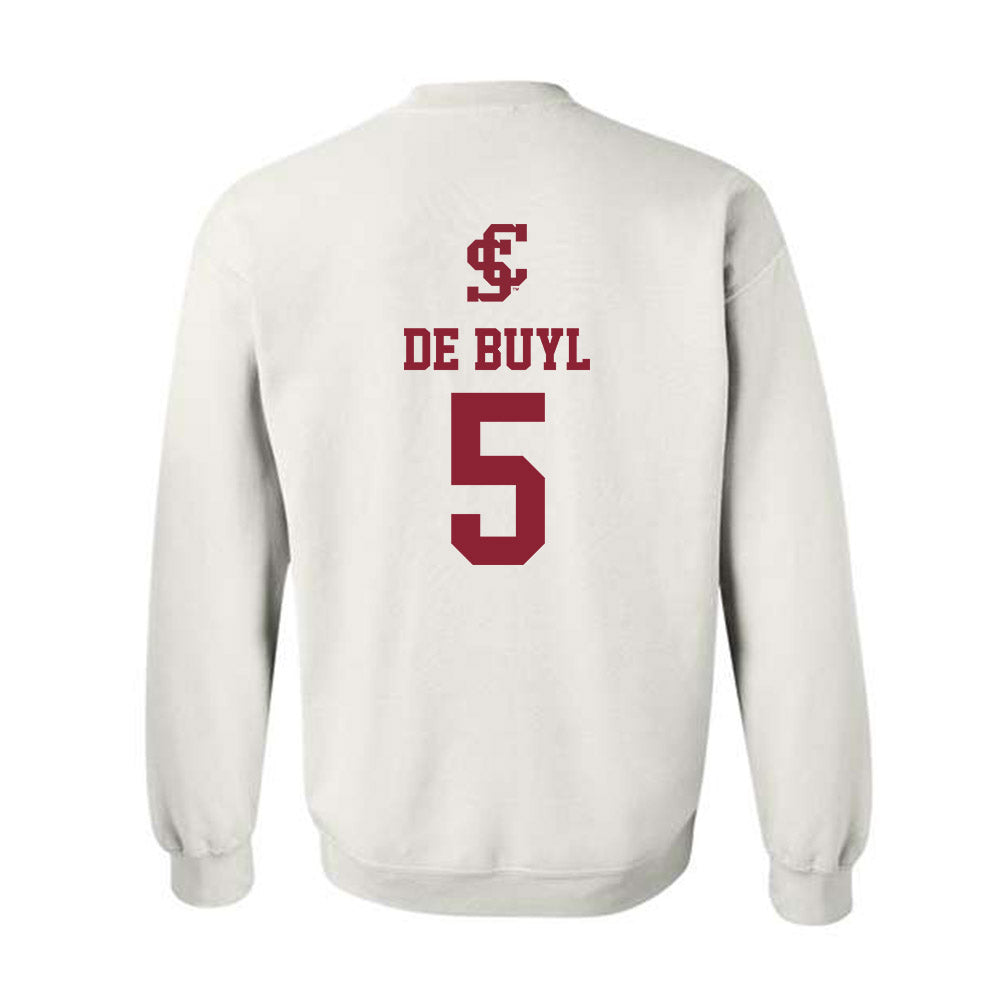 SCU - NCAA Women's Soccer : Isabelle De Buyl - Sports Shersey Crewneck Sweatshirt-1