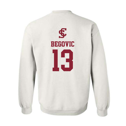 SCU - NCAA Men's Soccer : Alen Begovic - Crewneck Sweatshirt-1