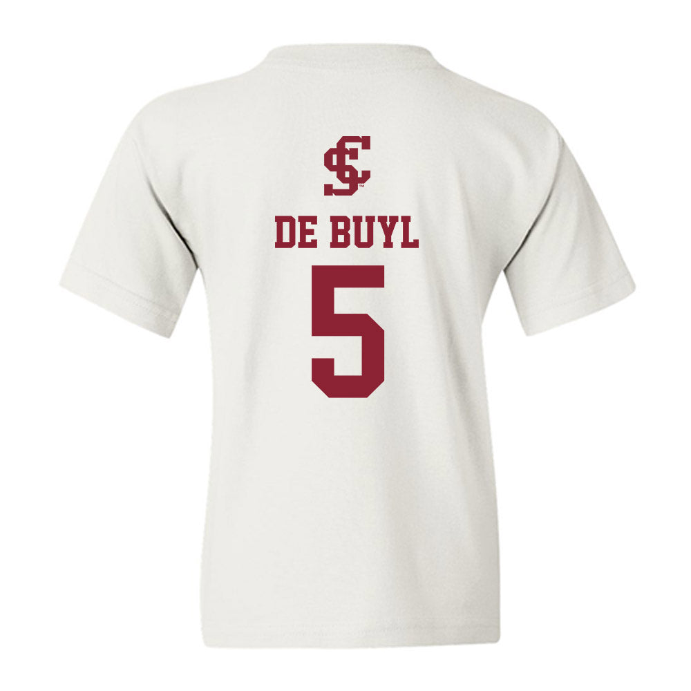 SCU - NCAA Women's Soccer : Isabelle De Buyl - Sports Shersey Youth T-Shirt-1