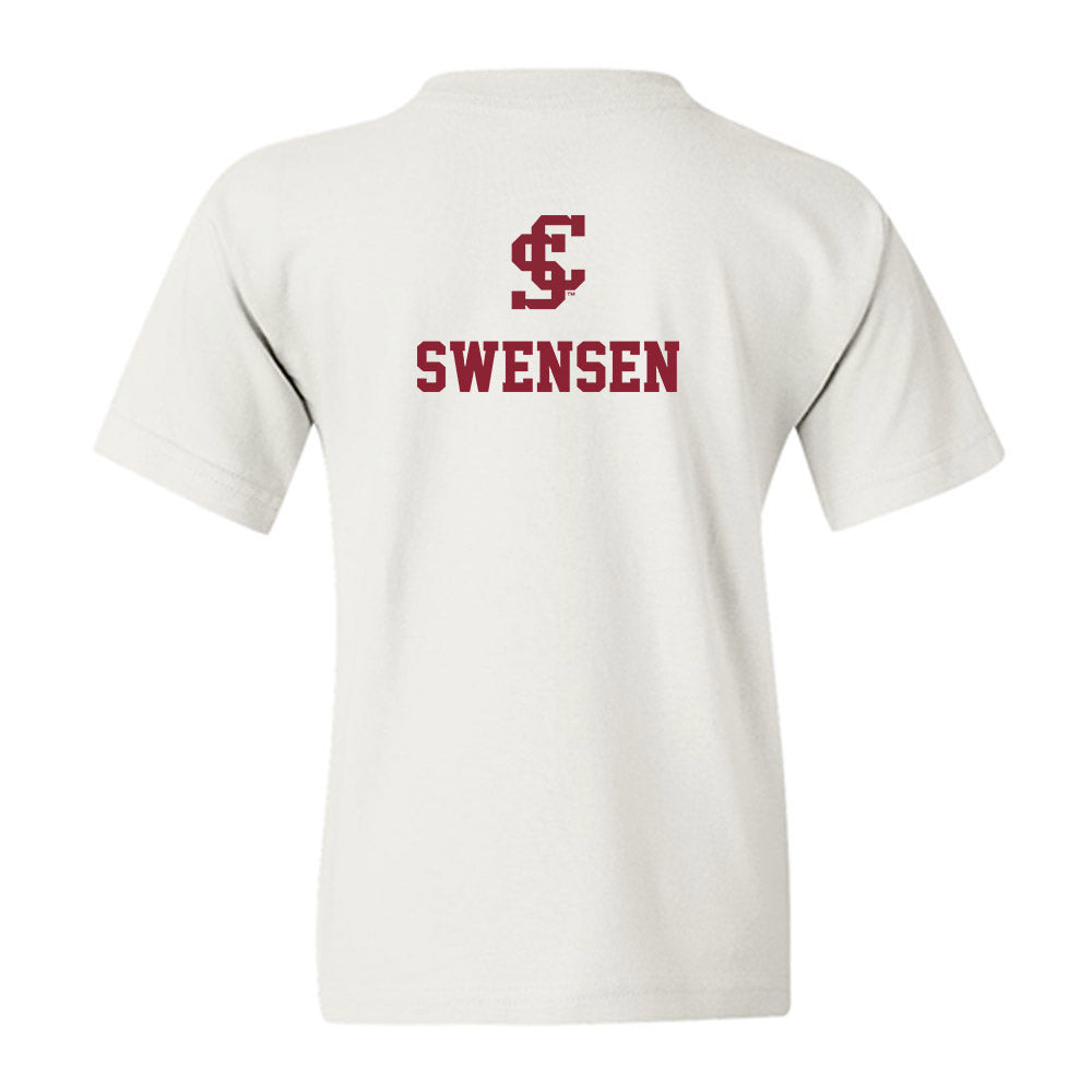 SCU - NCAA Men's Water Polo : Tyler Swensen - Youth T-Shirt-1