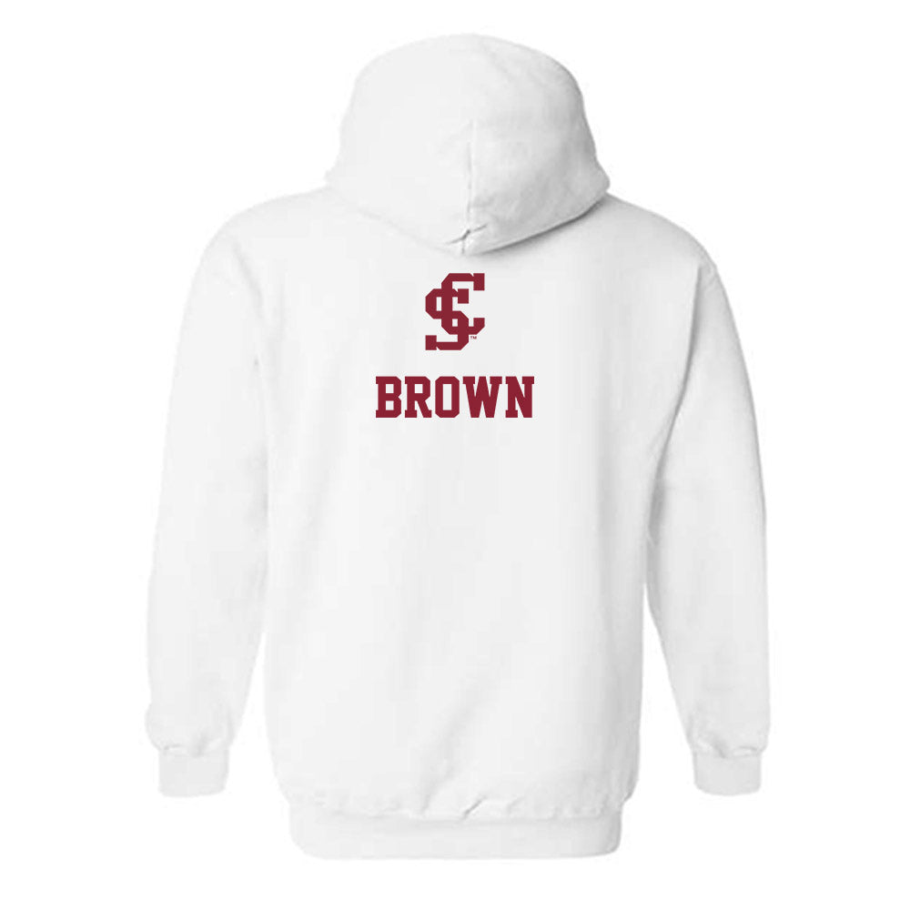 SCU - NCAA Men's Water Polo : Ashton Brown - Hooded Sweatshirt-1