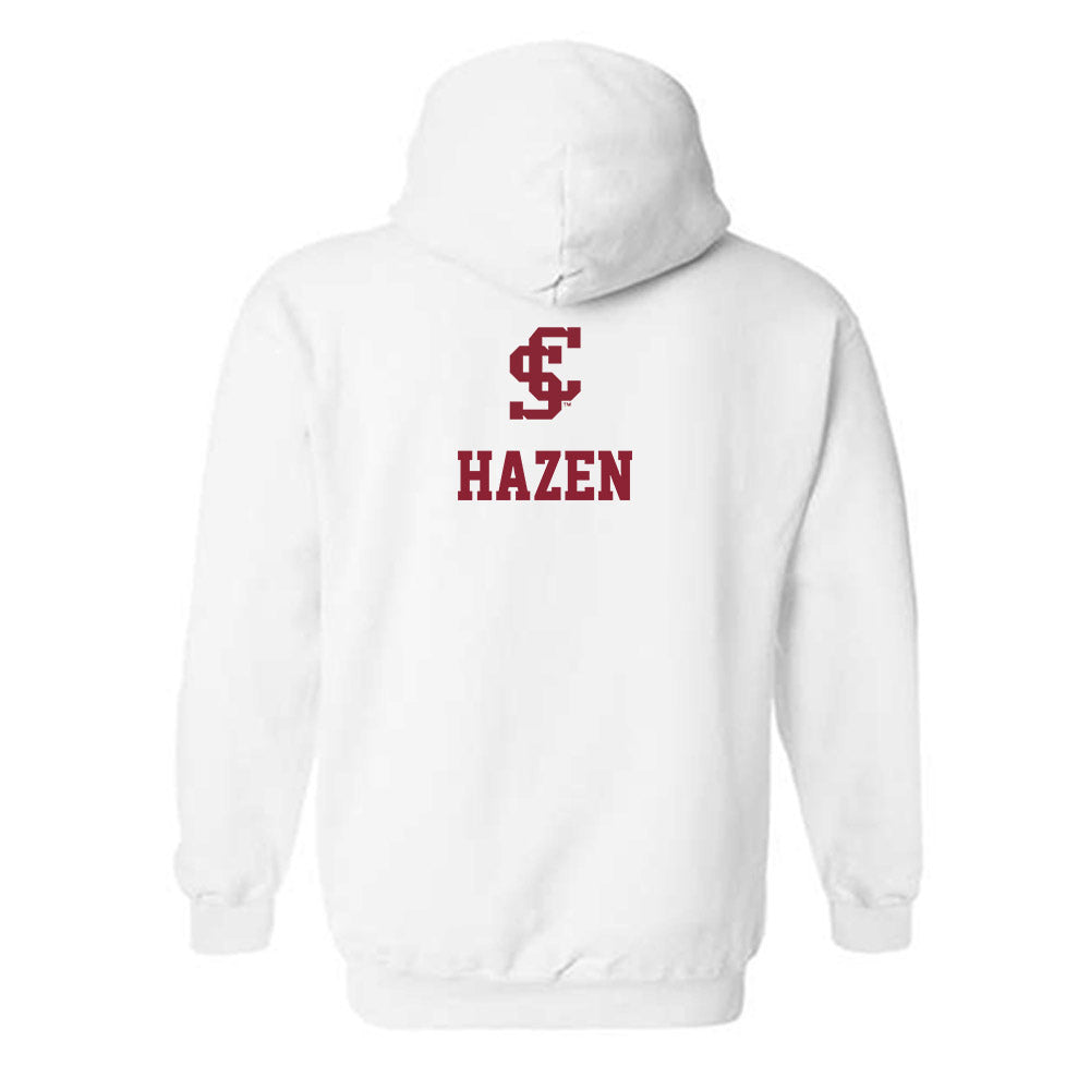 SCU - NCAA Men's Water Polo : Dylan Hazen - Hooded Sweatshirt-1