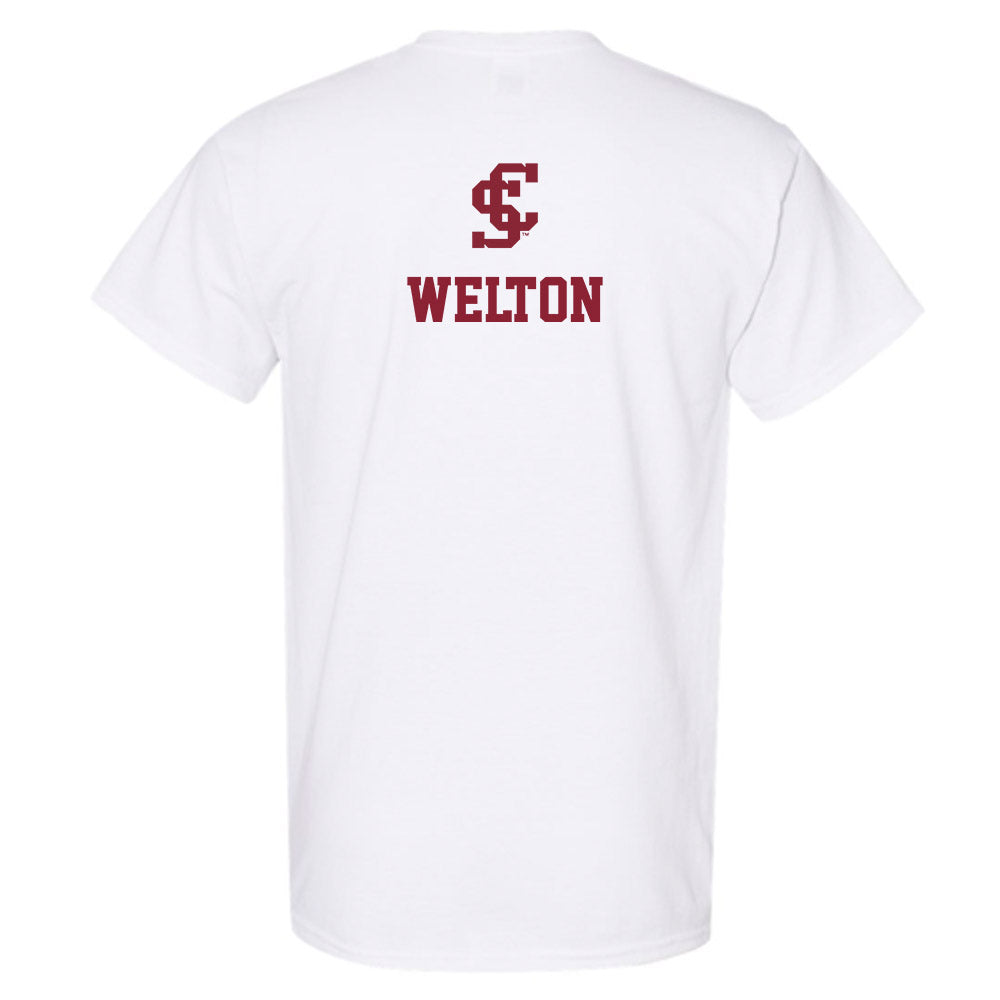SCU - NCAA Men's Water Polo : Jensen Welton - T-Shirt-1