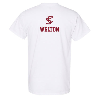 SCU - NCAA Men's Water Polo : Jensen Welton - T-Shirt-1