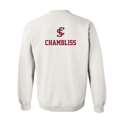 SCU - NCAA Women's Water Polo : Megan Chambliss - Crewneck Sweatshirt-1