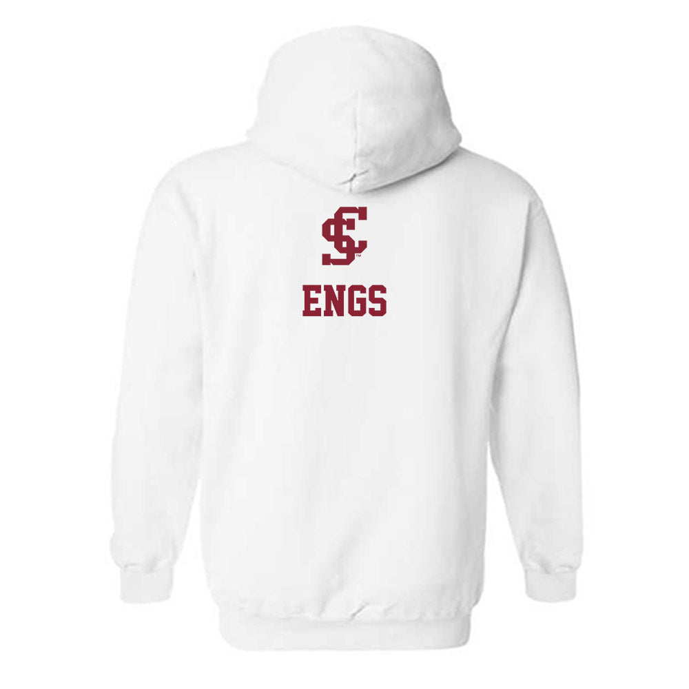 SCU - NCAA Men's Water Polo : Charlie Engs - Hooded Sweatshirt-1