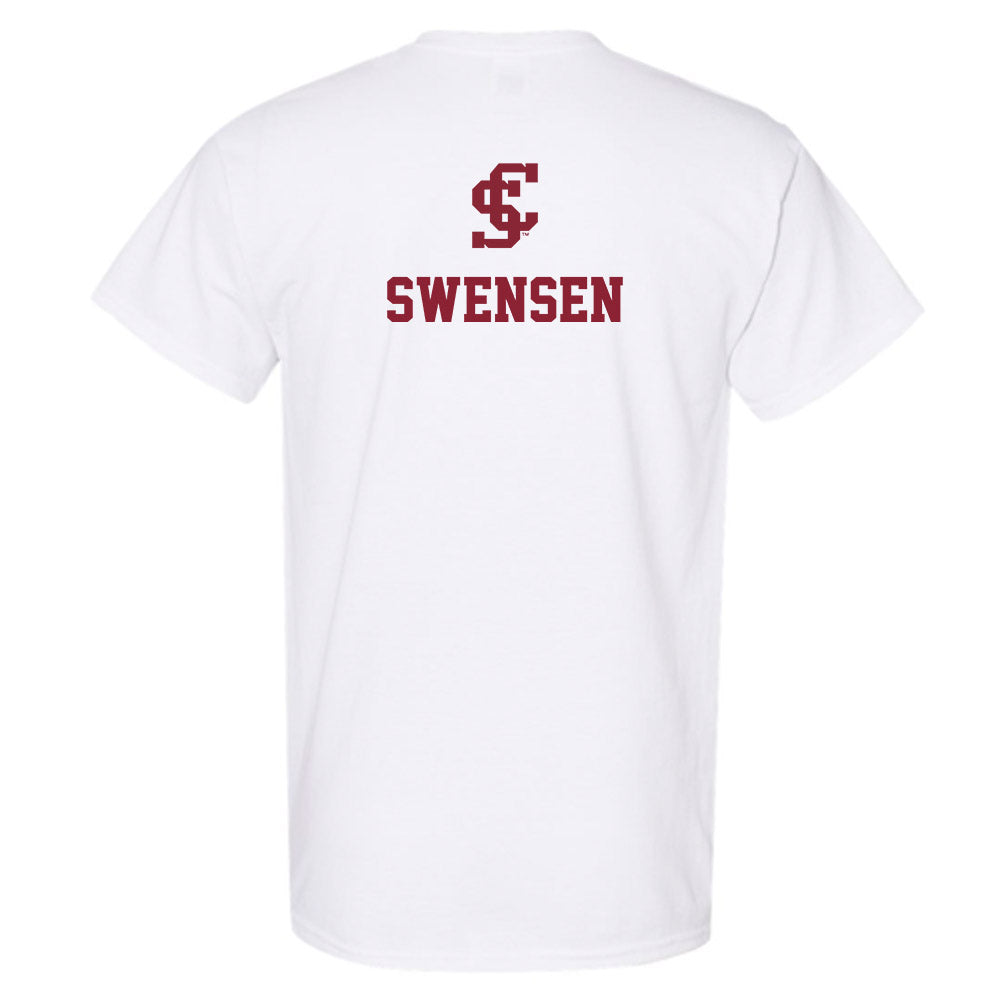 SCU - NCAA Men's Water Polo : Tyler Swensen - T-Shirt-1
