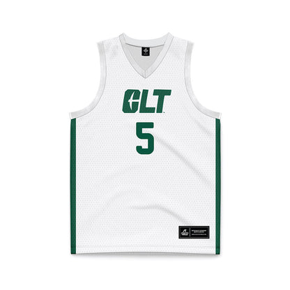 UNC Charlotte - NCAA Women's Basketball : Caitlin Staley - White Basketball Jersey-0