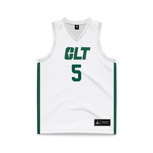UNC Charlotte - NCAA Women's Basketball : Caitlin Staley - White Basketball Jersey-0