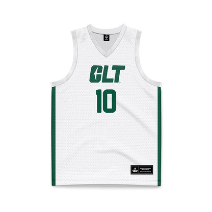 UNC Charlotte - NCAA Women's Basketball : Janavia Gage - White Basketball Jersey-0