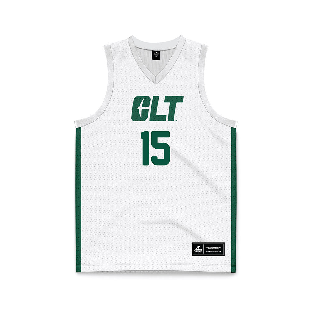 UNC Charlotte - NCAA Women's Basketball : Daphane White - White Basketball Jersey-0