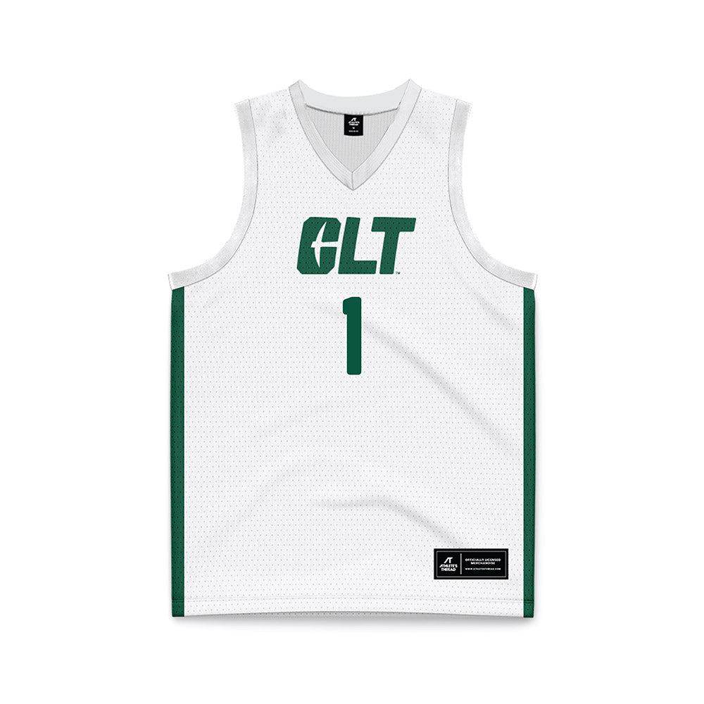 UNC Charlotte - NCAA Women's Basketball : Asianae Nicholson - White Basketball Jersey-0
