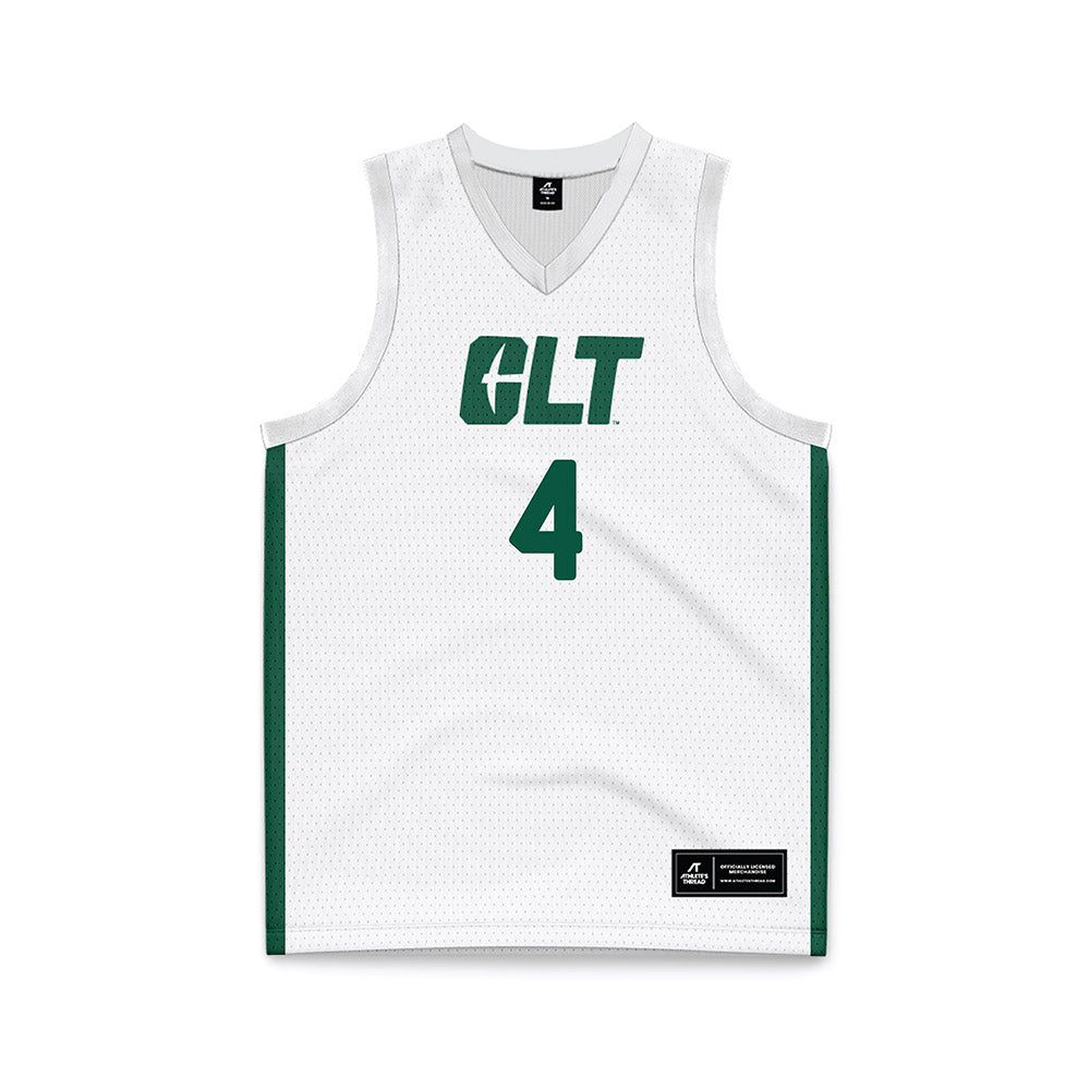 UNC Charlotte - NCAA Women's Basketball : Princess Anderson - White Basketball Jersey-0